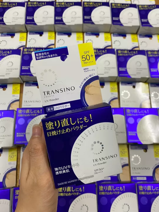 Phấn Phủ Transino UV Powder SPF50 PA++++ 12g Nhật Bản