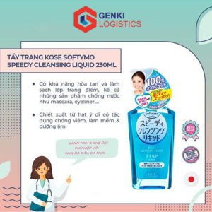 Dầu Tẩy Trang Kose Softymo Speedy Selected Plant Extract 230ml