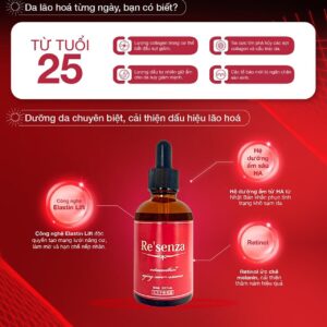 Serum Re'senza Astaxanthin Aging Care Essence Nhật Bản