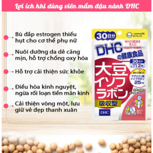 Thực phẩm chức năng Tinh chất mầm đậu nành DHC Nhật Bản 20 ngày 40 viên cho phụ nữ