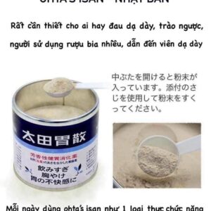 Thực phẩm chức năng Bột hỗ trợ trị đau dạ dày Ohta Isan của Nhật Bản chính hãng