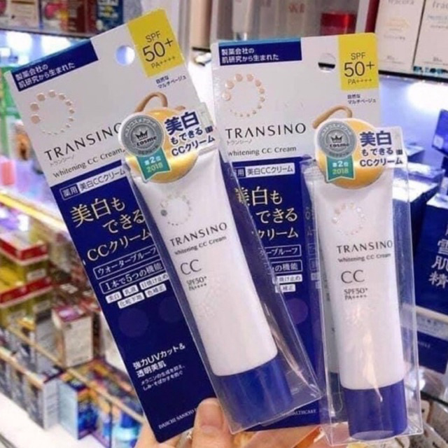 Kem trang điểm dưỡng trắng Transino Whitening CC Cream 30g