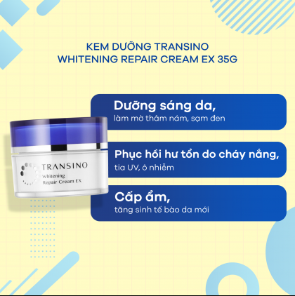 Kem Dưỡng Ban Đêm Trị Nám Transino Whitening Repair Cream EX