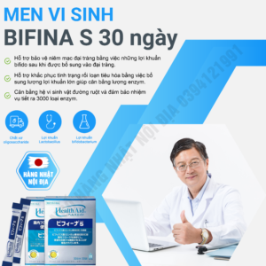 Men vi sinh Bifina Health Aid Nhật Bản