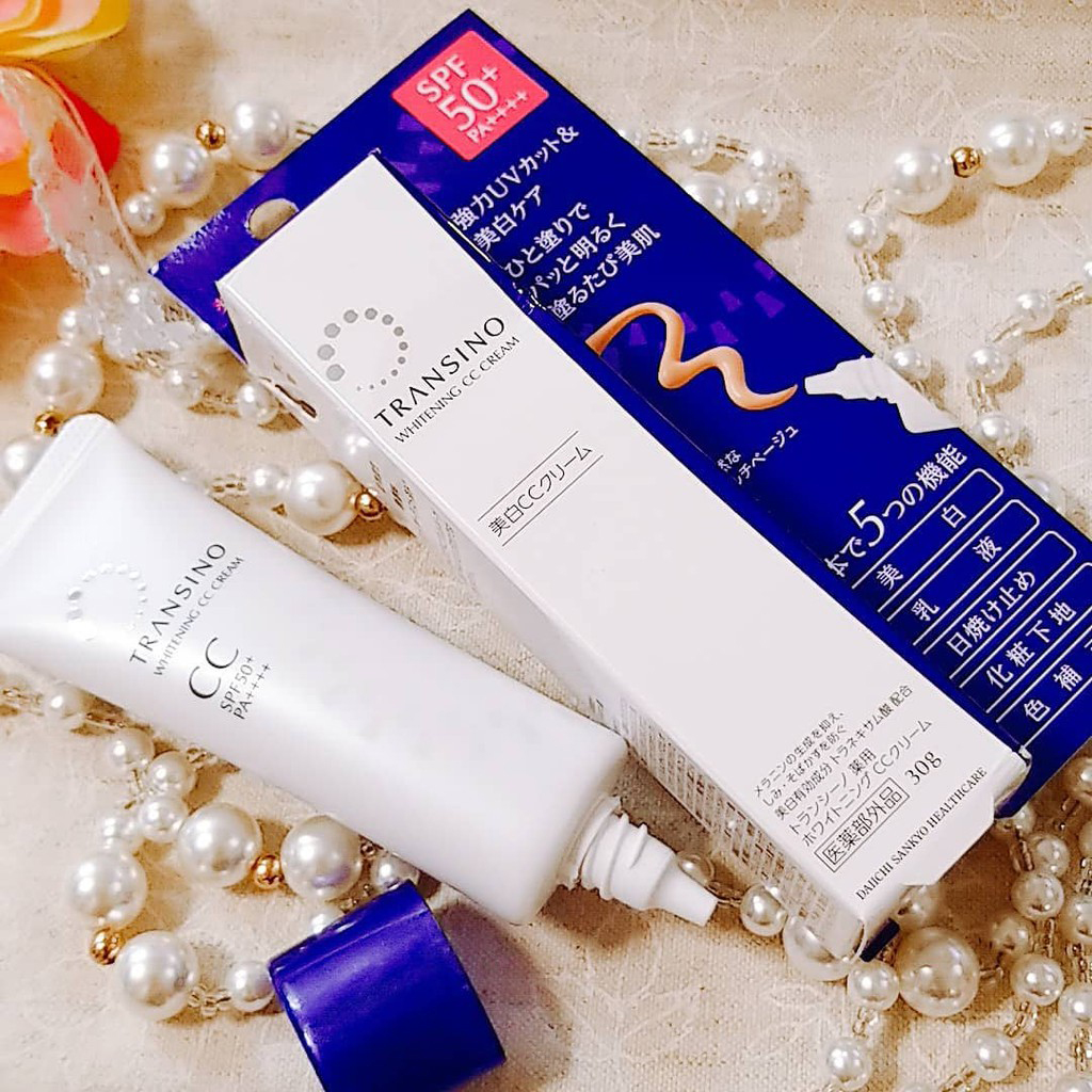 Kem trang điểm dưỡng trắng Transino Whitening CC Cream 30g