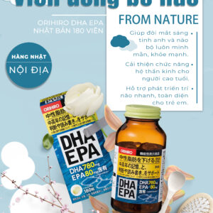 Thực phẩm chức năng Viên uống dầu cá Orihiro DHA 780mg EPA 80mg mới 2020