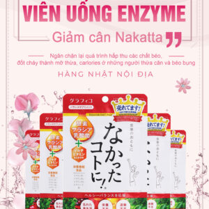 Viên uống Enzyme giảm cân ban ngày Nakatta 120 viên Mới nhất
