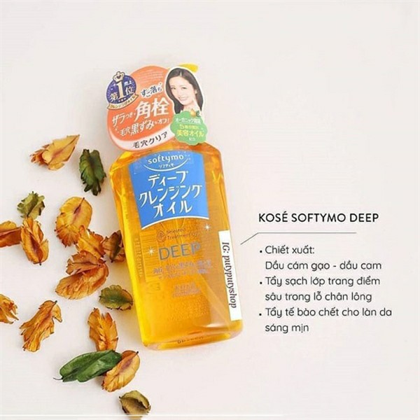 Dầu Tẩy Trang Kose Softymo Deep Cleansing Oil 230ml
