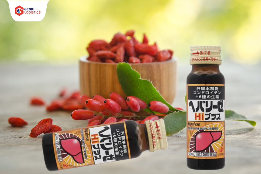 Thực phẩm chức năng Nước uống bổ gan Hepalyse II Nhật Bản 10 chai x 50ml