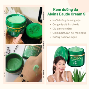 Kem lô hội Nhật Bản Aloins Eaude Cream S