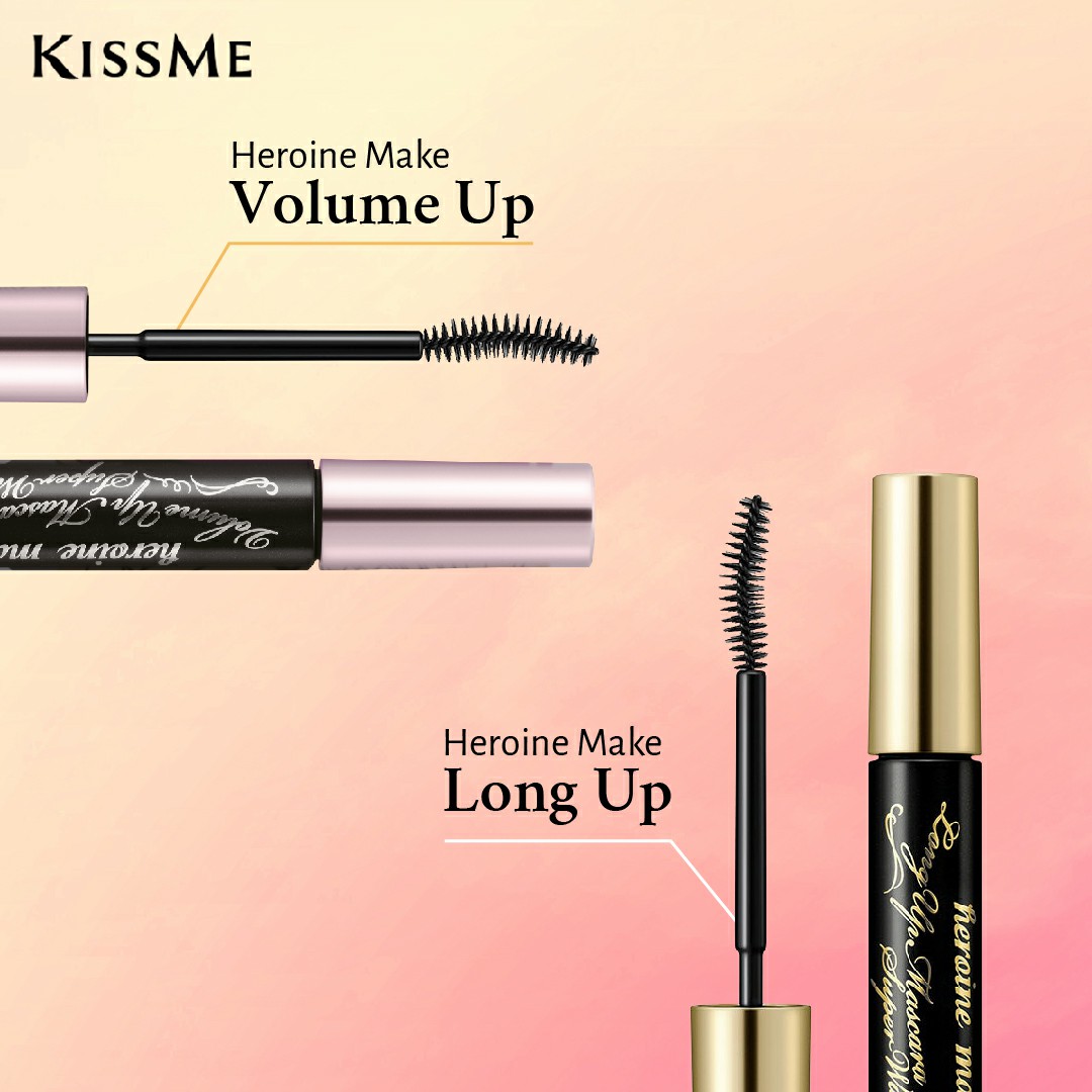 Mascara Kissme Volume Vuốt Cong & Dày Mi 6g