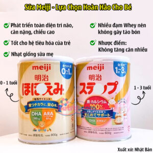 Sữa Meiji 1-3 (bé trên 1 tuổi)
