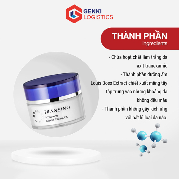 Kem Dưỡng Ban Đêm Trị Nám Transino Whitening Repair Cream EX