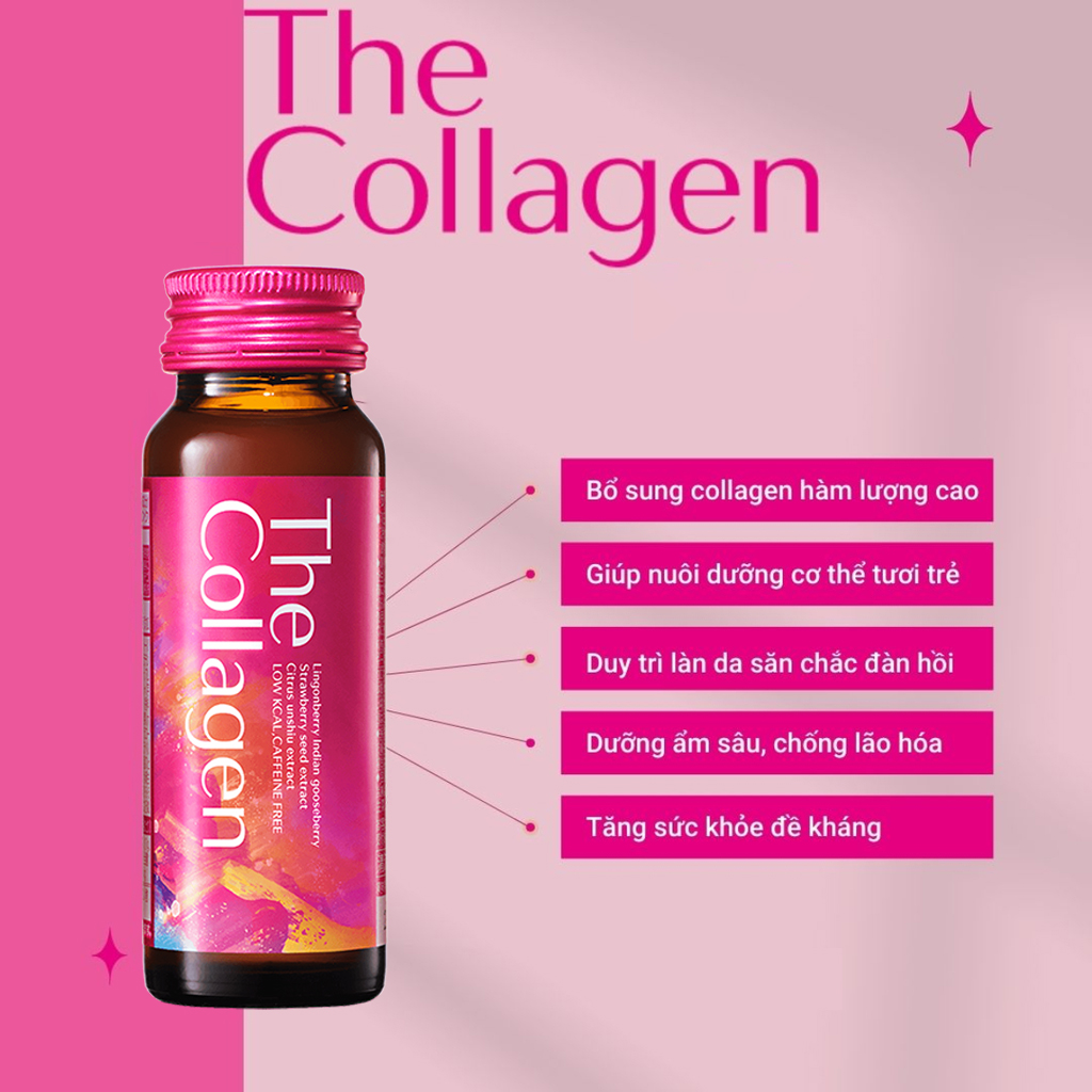 The Collagen Shiseido Dạng Nước Nhật Bản (hộp 10 chai)