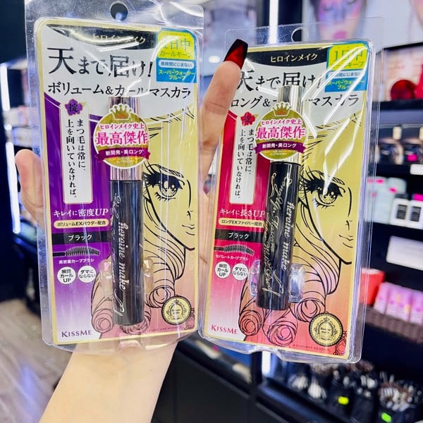 Mascara Kissme Volume Vuốt Cong & Dày Mi 6g