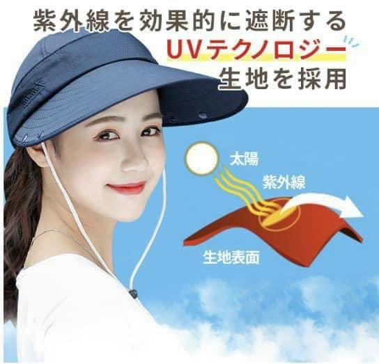 Mũ chống nắng kèm khẩu trang 360 độ cao cấp