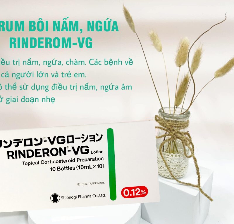 Dung dịch Nấm, Ngứa Rinderon-VG 0,12% 5gr Nhật Bản