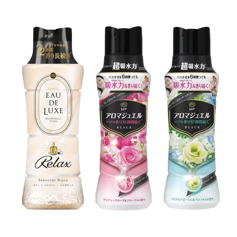 Viên Xả Vải Hương Nước Hoa Lenor Eau De Luxe Relax Nhật Bản (520g)
