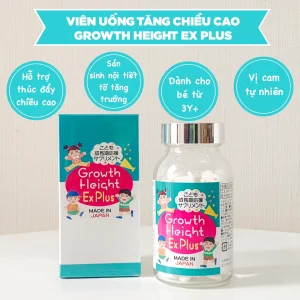Growth Height Ex Plus Nhật Bản Viên Uống Hỗ Trợ Tăng Trưởng Chiều Cao (Hộp 300 viên)