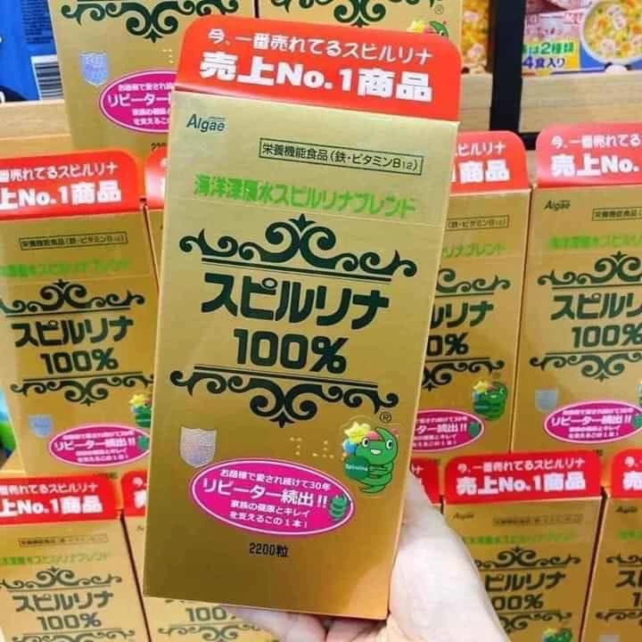 Tảo Xoắn Spirulina Nhật Bản - Tảo Biển Nhật Bản 2200 Viên