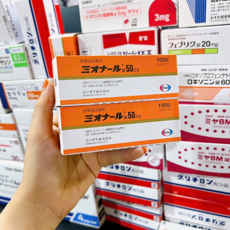 Viên uống Myonal 50mg Eisai hỗ trợ giảm căng cứng, đau nhức cơ khớp