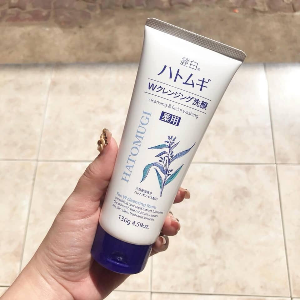 Sữa rửa mặt Ý Dĩ Hatomugi 130g