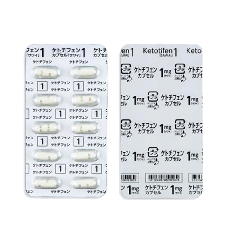 Viên nang Ketotifen 1mg Sawai Nhật Bản giảm viêm mũi, mề đay 100 viên