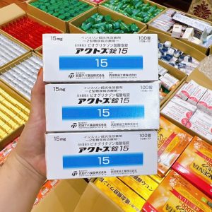 Thực phẩm chức năng Viên đặc trị tiểu đường Actos Tablet 15mg Nhật Bản 100 viên
