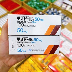 Viên uống hỗ trợ giảm ho Theodur 100mg Nhật Bản