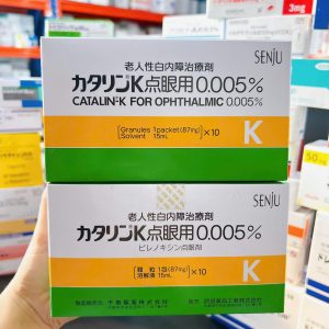 Thuốc nhỏ mắt CATALIN K 0.005% chữa đục thủy tinh thể cho người cao tuổi 15ml