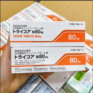 Viên Uống Giảm Mỡ Máu Tricore 80mg (100 viên)