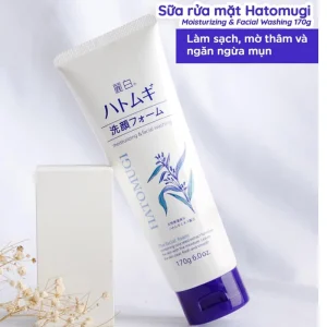 Sữa rửa mặt Ý Dĩ Hatomugi 130g