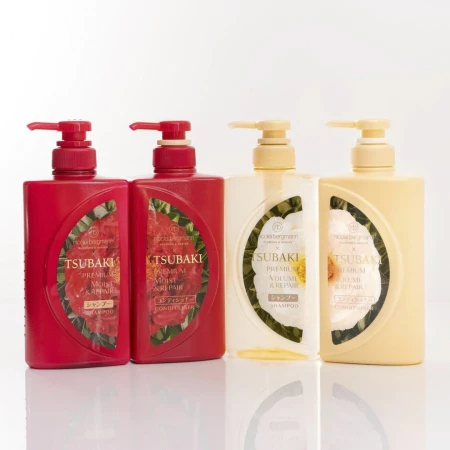 Bộ dầu gội xả Tsubaki Premium x Nicolai Bergmann 490ml - Bản giới hạn (Flower & Design)