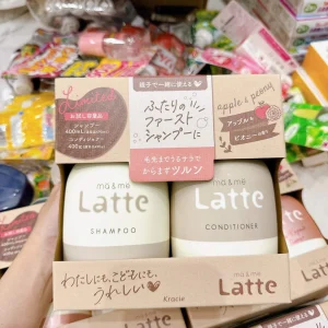 KRACIE- Set gội xả Latte phục hồi tóc 400mlx2