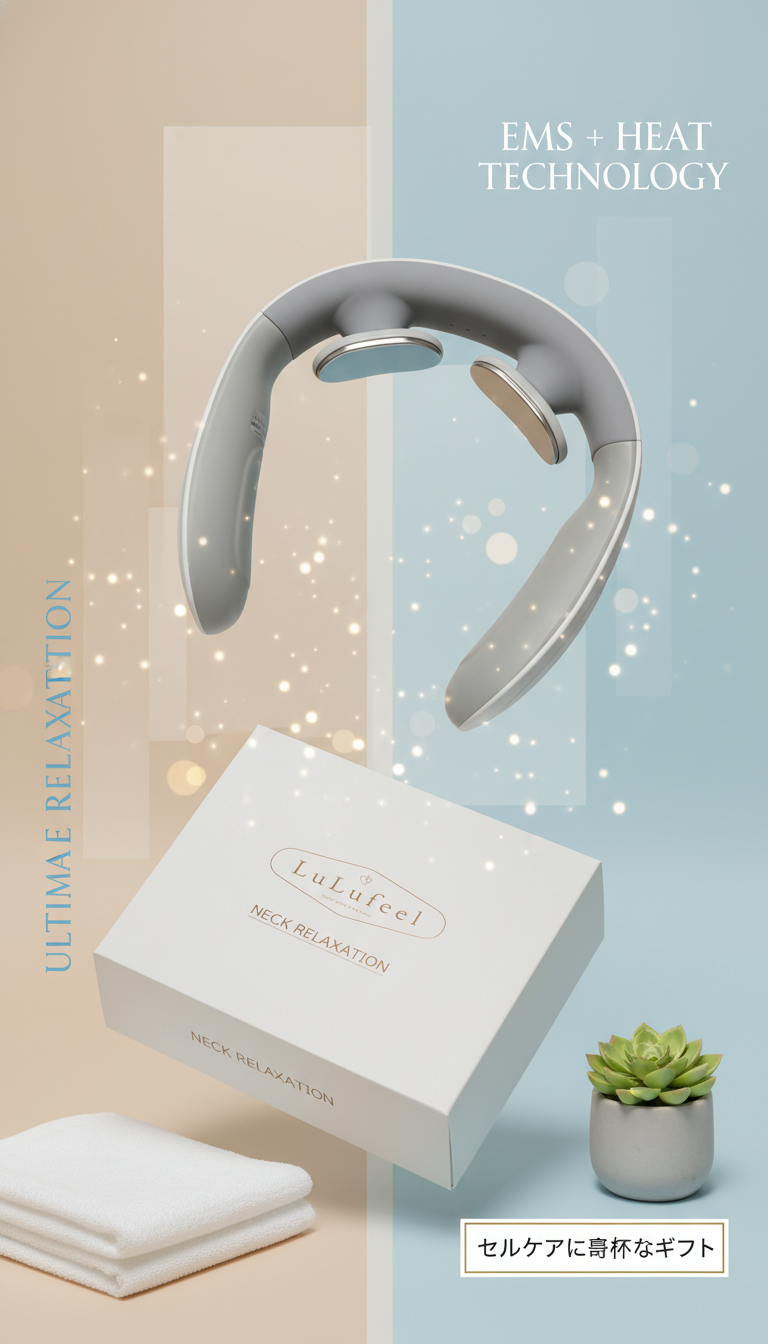 MÁY MASSAGE CỔ XUNG ĐIỆN EMS LULUFEEL: GIẢI PHÁP GIẢM ĐAU VAI GÁY HIỆU QUẢ