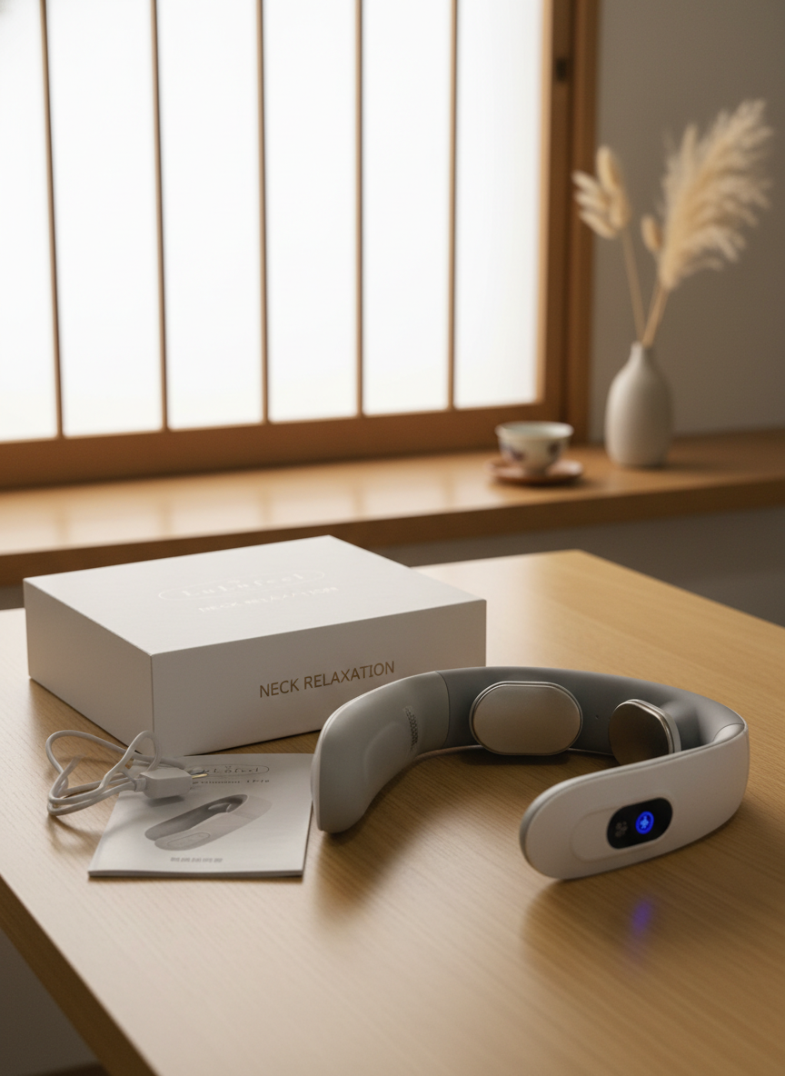 MÁY MASSAGE CỔ XUNG ĐIỆN EMS LULUFEEL: GIẢI PHÁP GIẢM ĐAU VAI GÁY HIỆU QUẢ