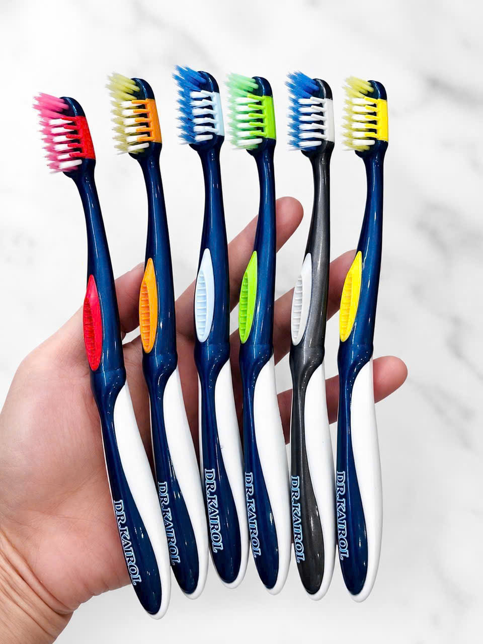 SET 12 BÀN CHẢI ĐÁNH RĂNG CHĂM SÓC RĂNG MIỆNG - DR.KAIROL ALL-IN-ONE TOOTHBRUSH SET